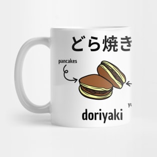 Dorayaki Vintage Yummy Japan Established Retro Since Mug